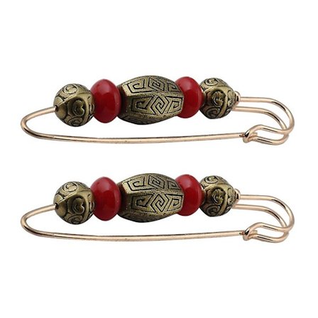 2st Sjal Tröja Spänne Retro Tröja Sjal Clips