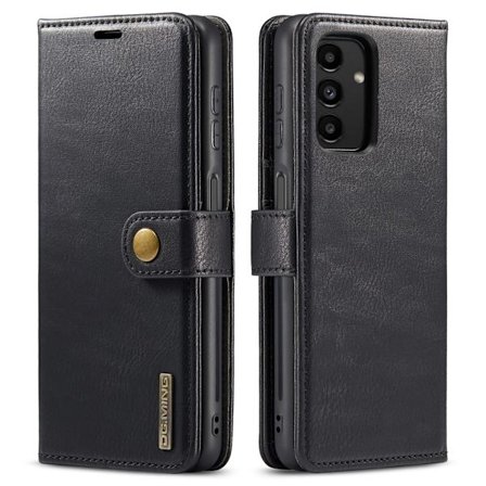 DG.MING 2-in-1 Magnet Plånbok Samsung Galaxy A13 Musta