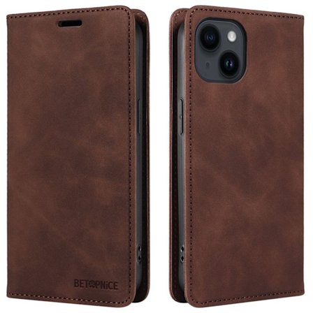 BETOPNICE iPhone 15 fodral - Brunt