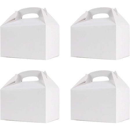 Vit fest godisbox 24 st Vit godis tårta present DIY påsar gynna