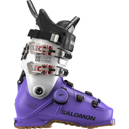 Salomon - Buty do narciarstwa alpejskiego Buty do narciarstwa alpejskiego Shift Alpha Boa 130 - Ultra Violet / Black