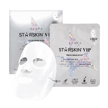 Starskin The Diamond Mask VIP Illuminating Coconut Bio-Cellulose Face Mask Ansiktsmask & peeling Dam 30ML