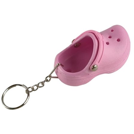 100% ny, mini Crocs Sandalkæde Charm Nøglering Nøgleholder Nyhed Nøglering Gave