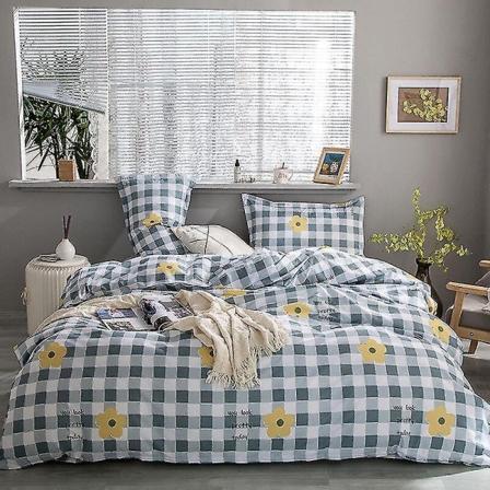 3/4-delt sett Kawaii Snoopy tegneserie bomullsdynetrekk ark putetrekk Anime behagelig myk husholdningssengetøy artikkel gaver 3piece set 150x200cm 