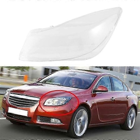 Bil Vänster Transparent Strålkastare Lampkåpa Lampskärm Främre Strålkastarglas för Opel Insignia 2009-2011