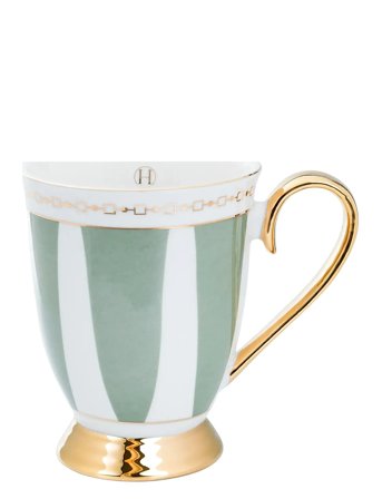 Hilke Collection Mug- Strisce Salvia - Green - 28 CL