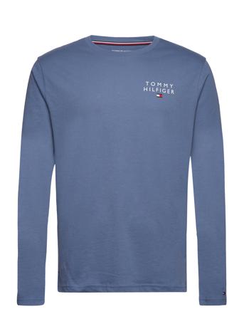 Ls Tee Logo Blue Tommy Hilfiger