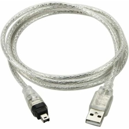 USB hann til FireWire IEEE 1394 adapterkabel. 4-pinners hann iLink for Sony DCR-TRV75E DV.pa