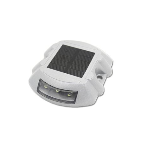 Solcelledoktlys, solgatelykt med 6 LED-er, utendørs vanntett lampe for hage, uteplass, sti 2 stk. (hvitt normalt lys)