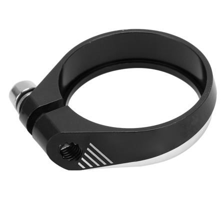 ENLEE 34,9 mm Cykelsadelpindsklemme Aluminiumlegeringscykel Hurtigudløsning Saddelpindsklemme Sort