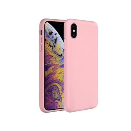 Gummibelagt støtsikkert deksel iPhone XS Max - Rosa