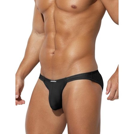 Uusin malli 2025 Miesten Jockstrapit Seksikkäät Alushousut Verkkokangas Jockstrapit Stringit Urheilullinen Tuki Musta X-Large