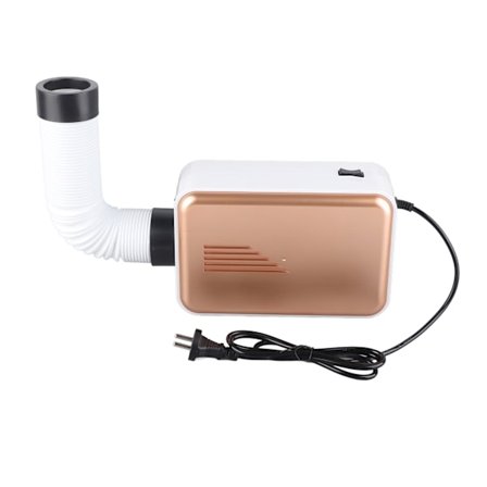 Multifunktionell 600W klädtork hushåll liten bärbar elektrisk skotork klädtork guld EU rund stickpropp