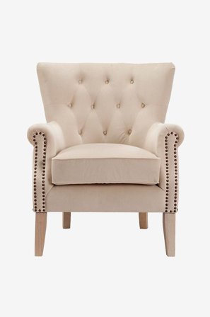 Dorel Home - Lenestol Stue & Hjemmekontor - Beige - Lenestoler - Fra Homeroom