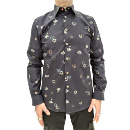 Paul Smith, Shirts Grijs, Heren, Maat:S