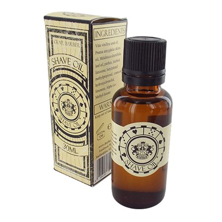 Dear Barber Shave Oil 30 ml, Mænd, Barbering, Skum, Sprit & Gel
