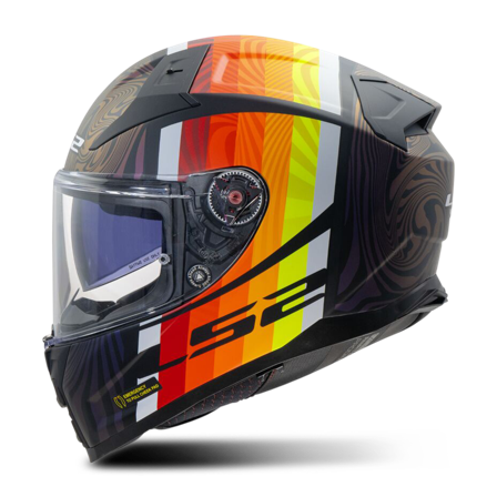 LS2 FF811 Vector II Integralhjälm Svart L