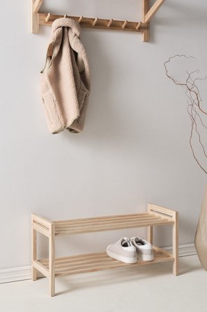 Jotex - Skohylle Såpet furu - COLE - Kjøp Skohylle hos Jotex