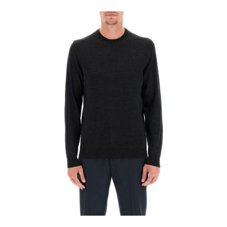Drumohr, Round-neck Knitwear Grijs, Heren, Maat:S