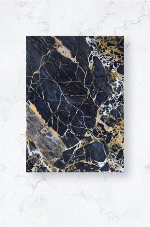 Malerifabrikken - Plakat/Black marble/Plano - Sort - Posters - Fra Homeroom