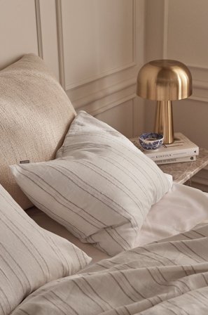 Staycation - Putevar Cozy i lin - Hvit - Putevar - 50X60 - Fra Homeroom