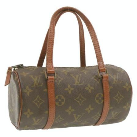 Louis Vuitton Vintage, Pre -owned Canvas Shoulder Bags Bruin, Dames, Maat:ONE Size