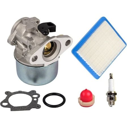 799868 Förgasarkit med Primerlampa och Luftfilter 491588 Passar Briggs & Stratton 4-7 HK Motorer 498170,497586,497314,de