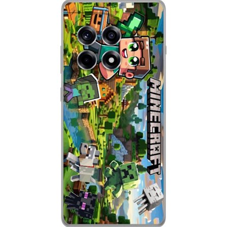 Kompatibelt Mobildeksel til OnePlus 12R Lady Gaga The Fame svartvit portrett med store solbriller i minimalistisk pop estetikk