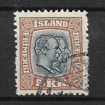 Island 1907 - AFA 62 - Stemplet