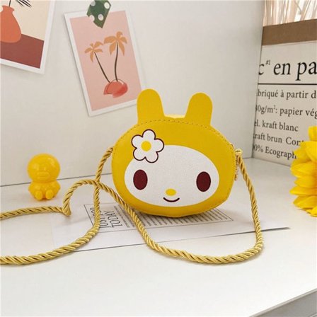 Bröstväska Barnaxelväska GUL GUL