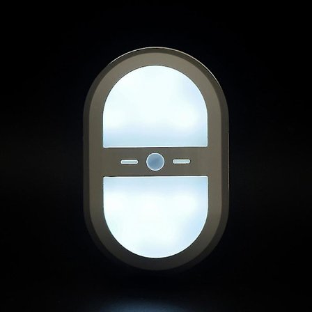 Human Body Induction Night Light Eco-friendly High Sensitivity Smart Sleep Light(White)