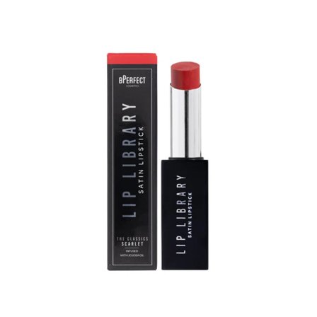 BPERFECT Lip Library Lipstick Scarlet - Cool Cherry Red 3g - Rossetto