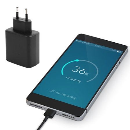 Laddare för Galaxy S22 PD 45W Snabbladdare Adapterblock för Android-enheter EU-kontakt 100 till 240V Svart