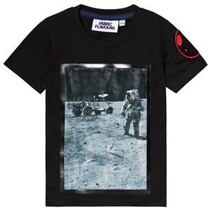 Kids - Fabric Flavours Black NASA Apollo Tee 7-8 years - Tops - 7-8 years - Black - Junge