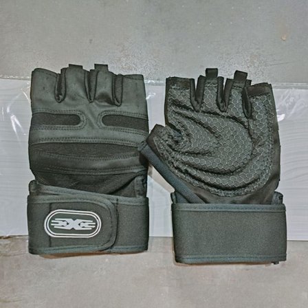 Gym Handsker Fitness Vægtløftning Handsker Bodybuilding Træning Sort M Sort