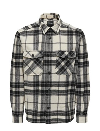 ONLY & SONS | Onsmilo Ovr Check Ls Shirt Noos | XS