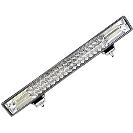 50 cm 288 W LED lysrampe spot flomlys gul hvit strobe 6 moduser med minnefunksjon terrengbil lastebil ATV SUV hytte båt