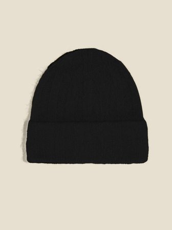 Holzweiler - Erica Fluffy Beanie - Black - Womens - One size