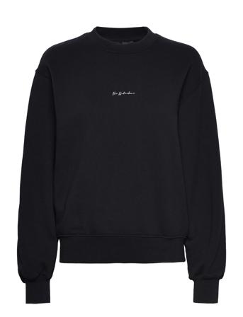 Bulky Crewneck Sweat-shirt Tröja Svart HAN Kjøbenhavn