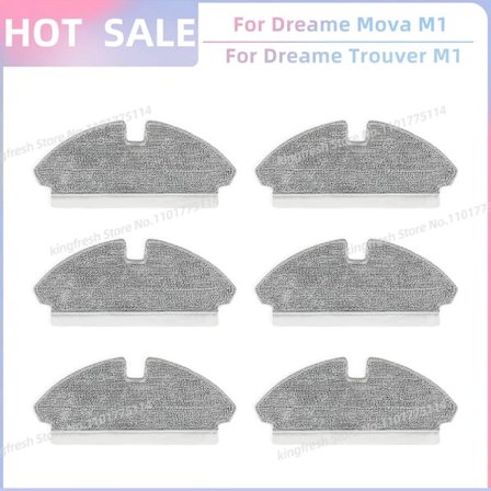 Kompatibel med (Dreame Mova M1 / Trouver M1) Støvsuger Reservedele Sidebørste Hepa Filter Moppeklud Tilbehør