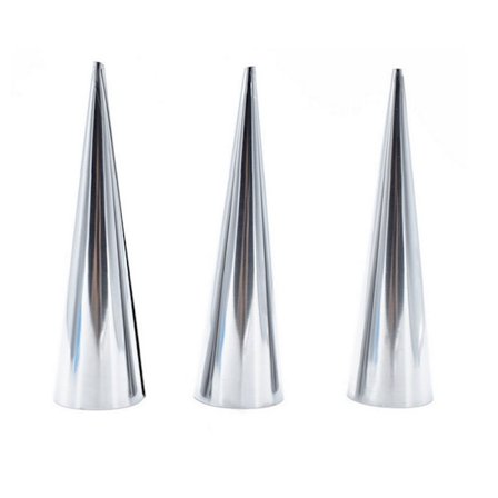 Konisk Dansk Rörform i Rostfritt Stål för Croissanter och Spiralbröd