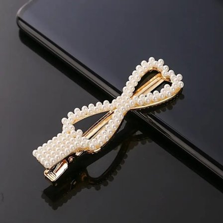 Stilfulde og elegante hårnåle med sløjfe, krone, hjerte og perler - til kvinder