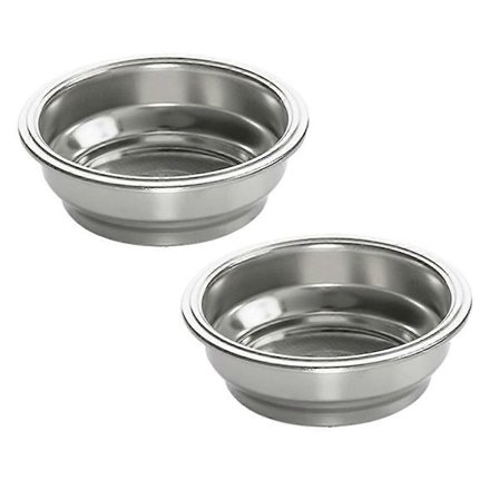 58mm Dobbeltvegg Filterkurv Kaffemaskin Rustfritt Stål Dobbeltvegg Bærbar Silkurv Re