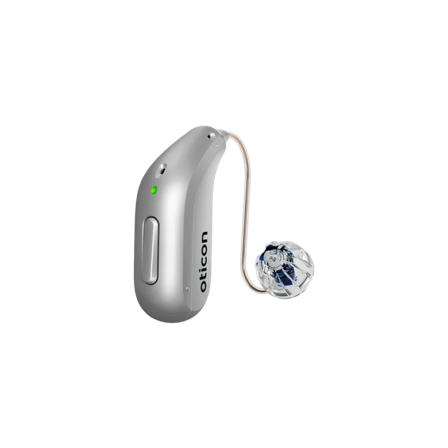 Oticon Intent miniRITE Silver Grey Bronze