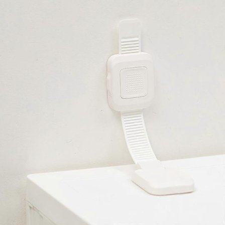 Uppgraderade möbelfästen utan borrning för barnsäkerhet