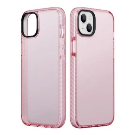 iPhone 15 Stöttåligt TPU Mobilskal - Rosa