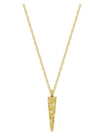 Spike Necklace Silver Accessories Jewellery Necklaces Dainty Necklaces Gull Bud To Rose*Betinget Tilbud