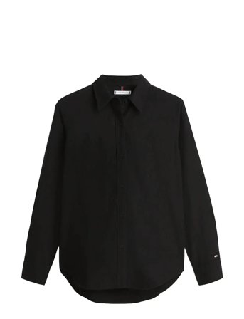 Tommy Hilfiger Oxford Aop Relaxed Shirt - Black - 40