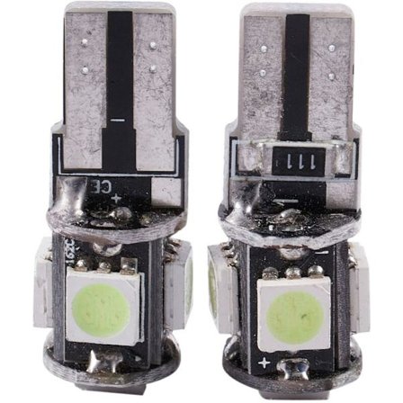 T10 501194168 W5W 5SMD LED Canbus Fel Bil Sido Ljus Glödlampa, 2 st Isblå