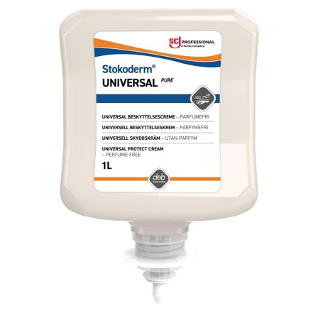 DEB Hudskyddskräm Stokoderm Universal 1L - Lyreco - Städ och hygien - Tvål och hygien - Hygiensystem - Deb